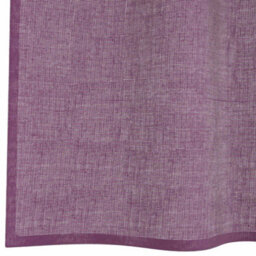 Berkfield Voile Curtains With Loops 2 Pcs Purple 140X140 Cm - thumbnail 6