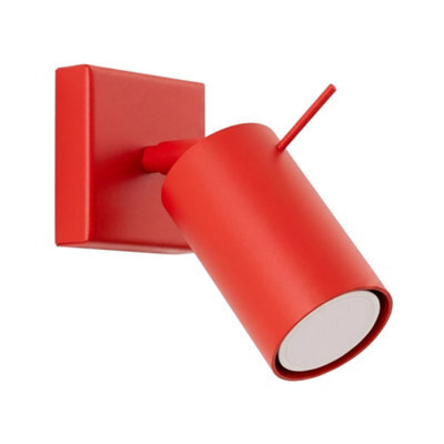 Sollux Lighting Ring Steel Red 1 Lights Modern Wall Lamps - image 1