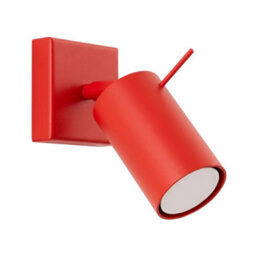 Sollux Lighting Ring Steel Red 1 Lights Modern Wall Lamps