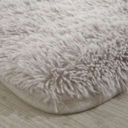 OHS Fluffy Rug Anti-Slip Plain Shaggy Floor Mat - thumbnail 2