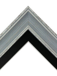 Frames By Post Scandi Distressed Blue Frame With Black Mount For Image Size 15 X 10 Inch - thumbnail 5