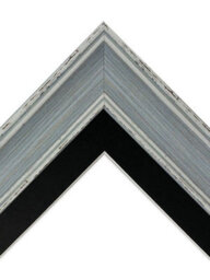 Frames By Post Scandi Distressed Blue Frame With Black Mount For Image Size 15 X 10 Inch - thumbnail 3