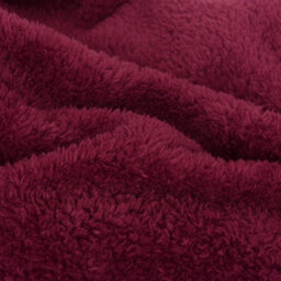 Snug Rug Blanket Luxury Sherpa Fleece Sofa Tv Throw Gift Blankets 127X178Cm - Plum - thumbnail 6