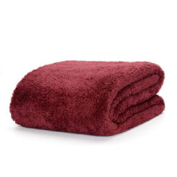 Snug Rug Blanket Luxury Sherpa Fleece Sofa Tv Throw Gift Blankets 127X178Cm - Plum - thumbnail 5