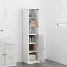 Walplus Bathroom Furniture Set Vigo Brown And White 37 X 34 X 150 Cm - thumbnail 4