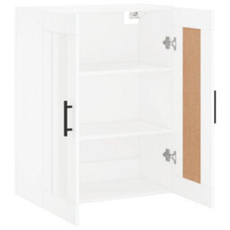 Berkfield Wall Mounted Cabinet White 69.5X34X90 Cm Engineered Wood - thumbnail 7