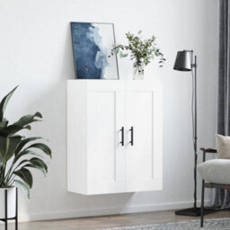 Berkfield Wall Mounted Cabinet White 69.5X34X90 Cm Engineered Wood - thumbnail 3