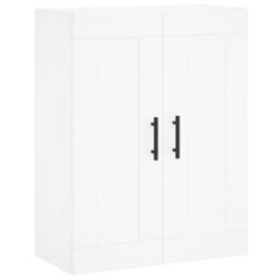 Berkfield Wall Mounted Cabinet White 69.5X34X90 Cm Engineered Wood - thumbnail 2
