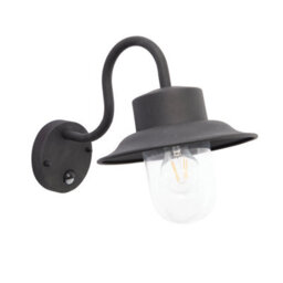 Anson Lighting Alberry Black Outdoor Pir 1 Light Wall Light - thumbnail 4