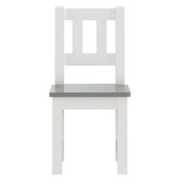Walplus 3 Piece Children Table And Chair Set White And Grey Mdf - thumbnail 5
