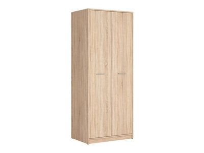 Arte Nepo Plus 80 Cm 2 Door Hinged Wardrobe Oak Sonoma - image 1