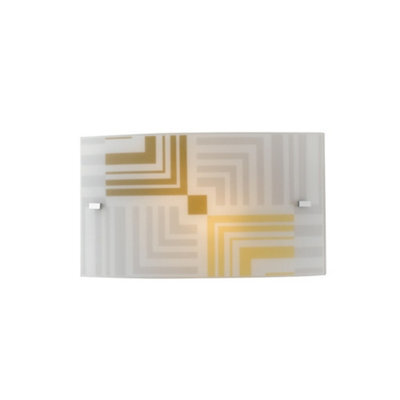 Luminosa Lighting Luminosa Seventy Flush Wall Light White 35X20Cm - image 1