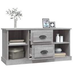Berkfield Durable Tv Cabinet Grey Sonoma 99.5X35.5X48 Cm Engineered Wood - thumbnail 5
