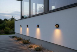 Ultra Beam Lighting Ultrabeam Black Outdoor Led Wall Light 3 Watt Led 300 Lumen Diameter 120mm - thumbnail 3
