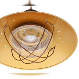 Long Life Lamps Company Industrial Ceiling Rustic Pendant Light Caged Lamp Shade Nautical Lantern H3076 - thumbnail 7
