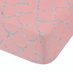 Catherine Lansfield Mermaid Ombre Fitted Sheet Pink - thumbnail 2