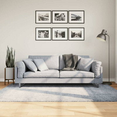 Walplus Shaggy Rug Pamplona High Pile Modern Blue 140X200 Cm - image 1