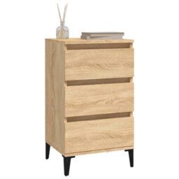 Berkfield Bedside Cabinet Sonoma Oak 40X35X70 Cm Engineered Wood - thumbnail 4