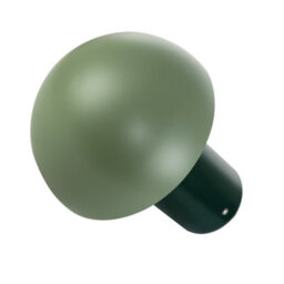 Happy Homewares Modern Rechargeable Mushroom Lamp In Two Tone Green With Touch Button - thumbnail 5