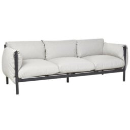 Beliani Garden Sofa Set 5 Seater Esperia Metal Grey - thumbnail 3