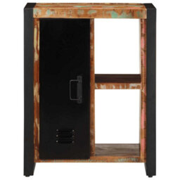 Berkfield Sideboard Multicolour 55X35X70 Cm Solid Wood Reclaimed - thumbnail 2
