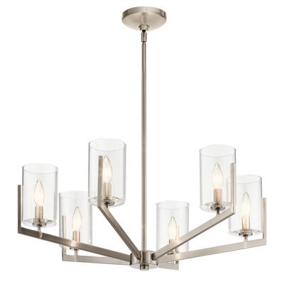 Luminosa Lighting Luminosa Kichler Nye Multi Arm Pendant Ceiling Light Classic Pewter - image 1