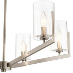 Luminosa Lighting Luminosa Kichler Nye Multi Arm Pendant Ceiling Light Classic Pewter - thumbnail 3