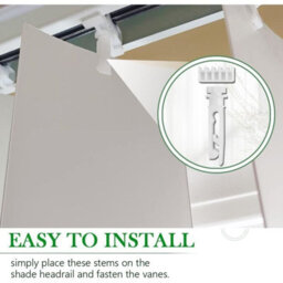 Vertical Blind Replacement Rod And Gear Vertical Blind Repair Kit For Head Rail - thumbnail 4