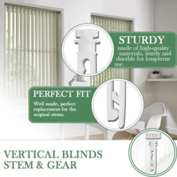 Vertical Blind Replacement Rod And Gear Vertical Blind Repair Kit For Head Rail - thumbnail 5