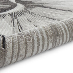 Beige Silver Abstract 8mm Pile Stain-Resistant Rug For Bedroom, Dining Room, Easy To Clean Modern Rug-120Cm X 170Cm - thumbnail 5