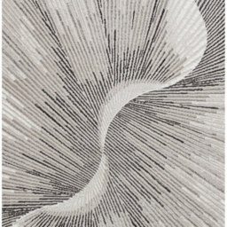 Beige Silver Abstract 8mm Pile Stain-Resistant Rug For Bedroom, Dining Room, Easy To Clean Modern Rug-120Cm X 170Cm - thumbnail 3