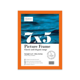 7X5 Orange Picture Frame (12.7 X 17.8Cm) Poster, Photo, Artwork, Gallery Wall Or Print - thumbnail 1
