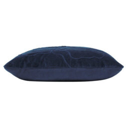 Furn. Angeles Floral Cotton Velvet Feather Filled Cushion - thumbnail 3