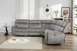 5 Seater Electric Recliners Sofa, 105 To 135 Degrees Recliner Padded Sofa With Adjustable Backrest And Footrest - thumbnail 6