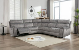 5 Seater Electric Recliners Sofa, 105 To 135 Degrees Recliner Padded Sofa With Adjustable Backrest And Footrest - thumbnail 1