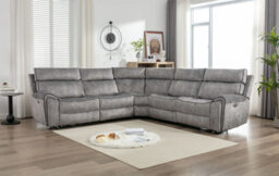 5 Seater Electric Recliners Sofa, 105 To 135 Degrees Recliner Padded Sofa With Adjustable Backrest And Footrest - thumbnail 3