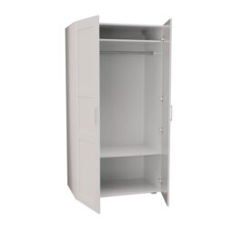 Atomia Contemporary Matt Porcelain Double Wardrobe (H)1875mm (W)1000mm (D)580mm - thumbnail 4