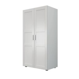 Atomia Contemporary Matt Porcelain Double Wardrobe (H)1875mm (W)1000mm (D)580mm - thumbnail 3