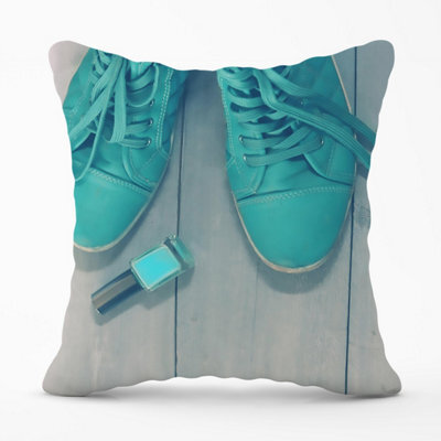 Warren Reed Designer Lipstick Shoes Outdoor Cushion 45Cm X 45Cm - image 1