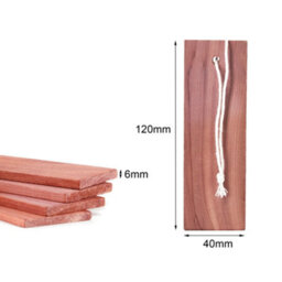 Katcha Natural Cedar Blocks With String - Pack Of 10 - thumbnail 2