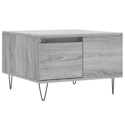 Berkfield Modern Coffee Table Grey Sonoma 55X55X36.5 Cm Engineered Wood - image 1