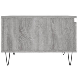 Berkfield Modern Coffee Table Grey Sonoma 55X55X36.5 Cm Engineered Wood - thumbnail 7