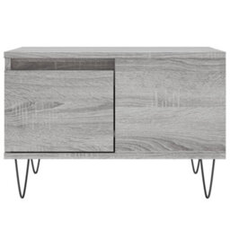Berkfield Modern Coffee Table Grey Sonoma 55X55X36.5 Cm Engineered Wood - thumbnail 5