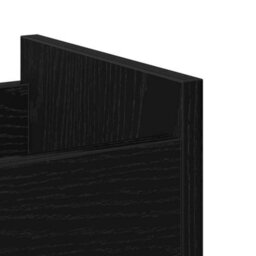 Walplus Cabinet With Wheel Black Oak 60 X 22 X 79 Cm Engineered Wood - thumbnail 9