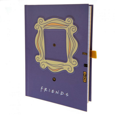 Friends Premium Photo Frame A5 Notebook Purple/gold (One Size) - image 1