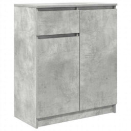 Berkfield Sideboard With Drawer Concrete Grey 71X35X84 Cm Engineered Wood - thumbnail 2