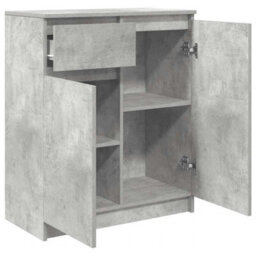 Berkfield Sideboard With Drawer Concrete Grey 71X35X84 Cm Engineered Wood - thumbnail 5