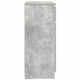 Berkfield Sideboard With Drawer Concrete Grey 71X35X84 Cm Engineered Wood - thumbnail 7