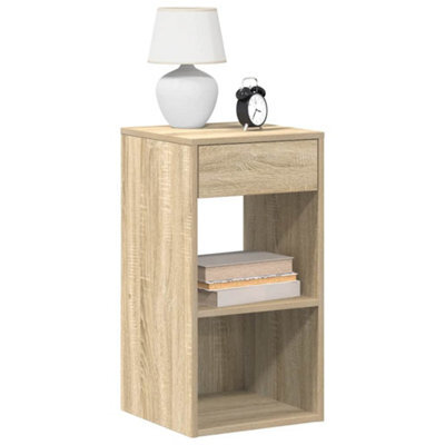 Berkfield Bedside Cabinets With Drawer 2 Pcs Sonoma Oak 35X34X66.5 Cm - image 1