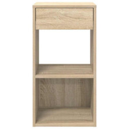Berkfield Bedside Cabinets With Drawer 2 Pcs Sonoma Oak 35X34X66.5 Cm - thumbnail 4